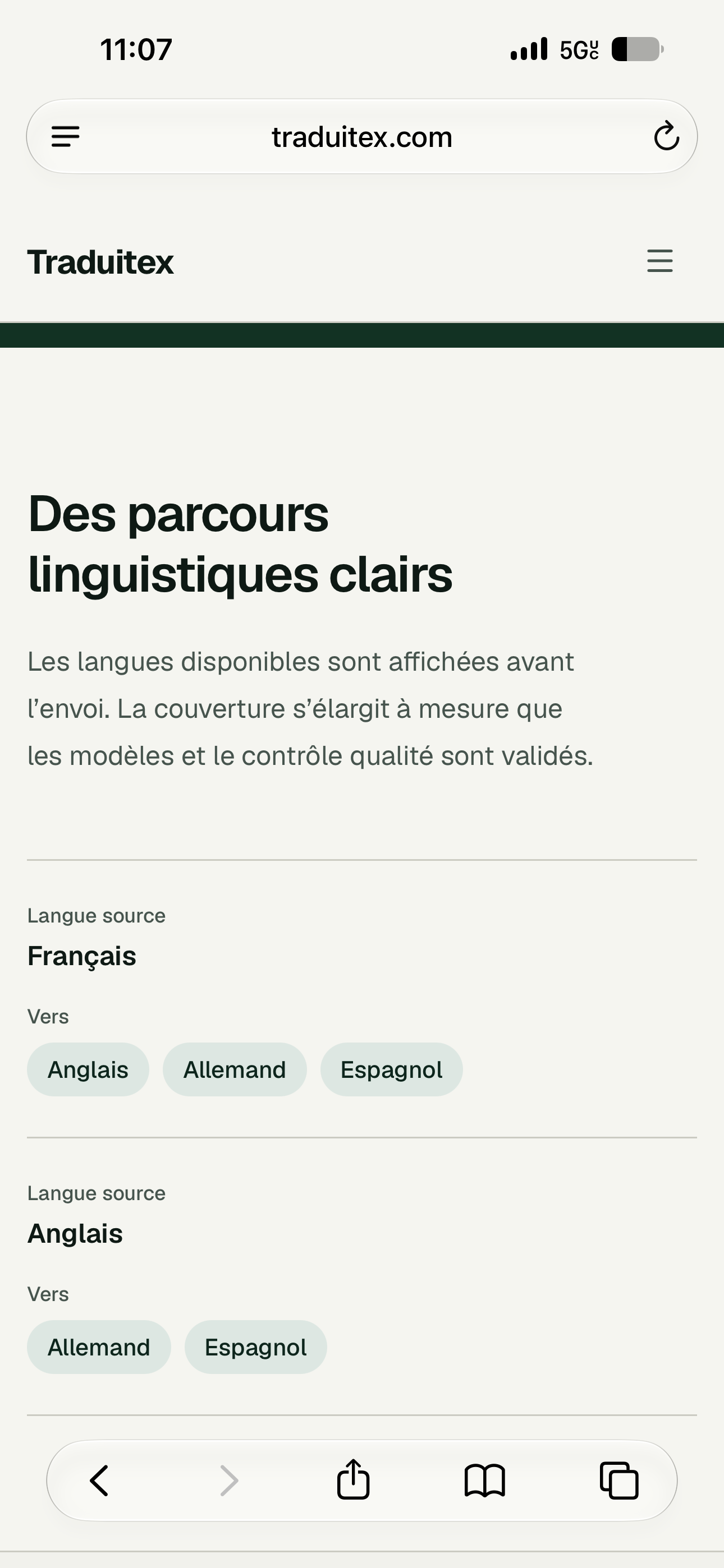 Traduitex screenshot 4