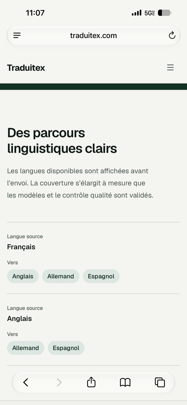 Traduitex screenshot 4